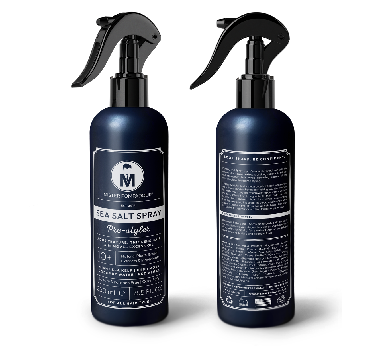 Mister Pompadour- Sea Salt Spray, 8.5 oz | 250 mL