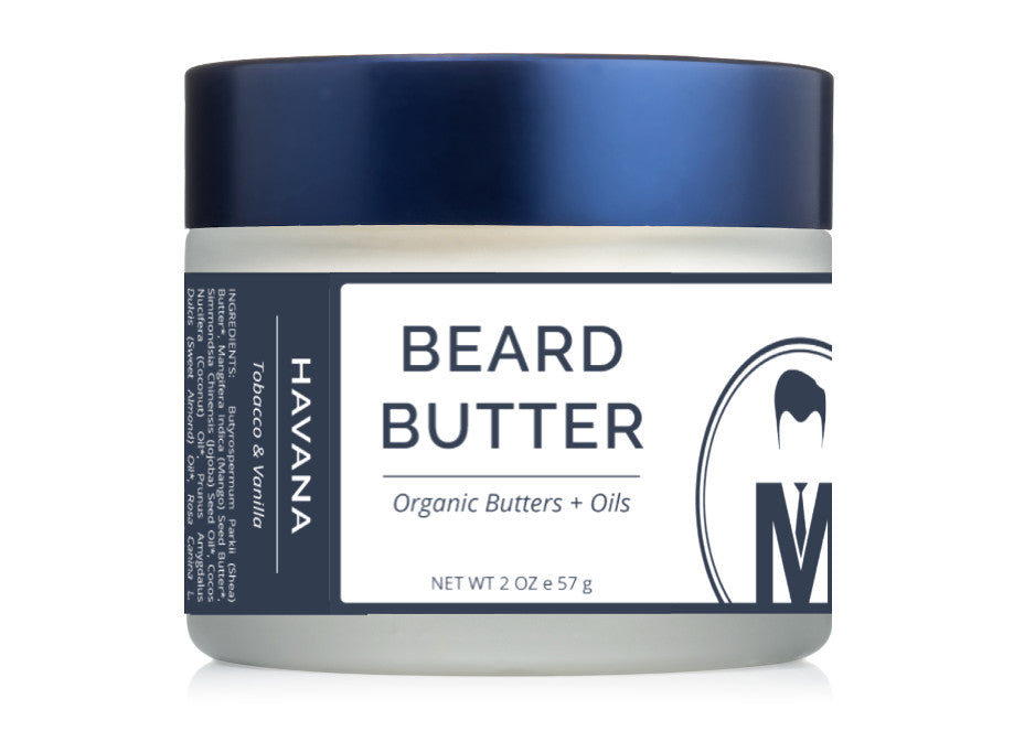 Mister Pompadour - Havana Beard Butter, 2 oz (Organic) 